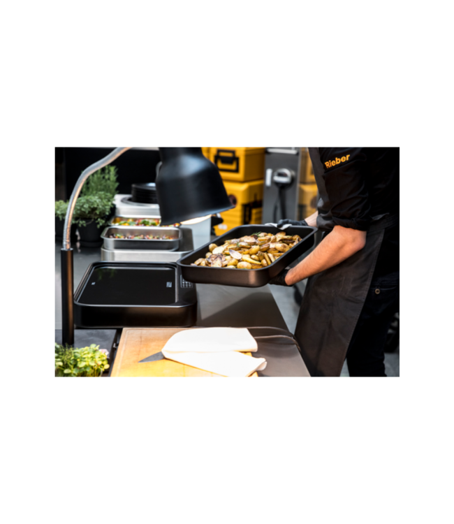 Warmhoudplaat K-POT® 1/1 CK 2200 zwart - Rieber