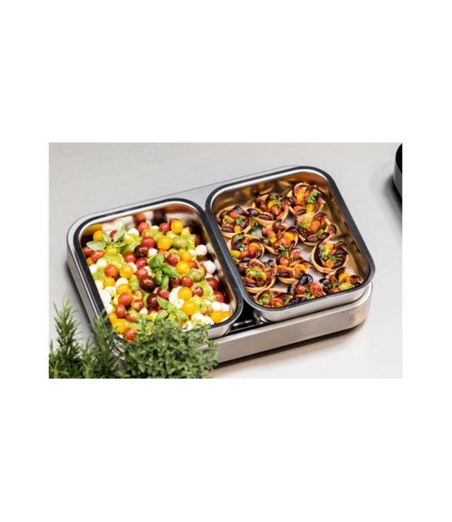 Warmhoudplaat K-POT® 1/1 CK 2200 2Z RVS - Rieber