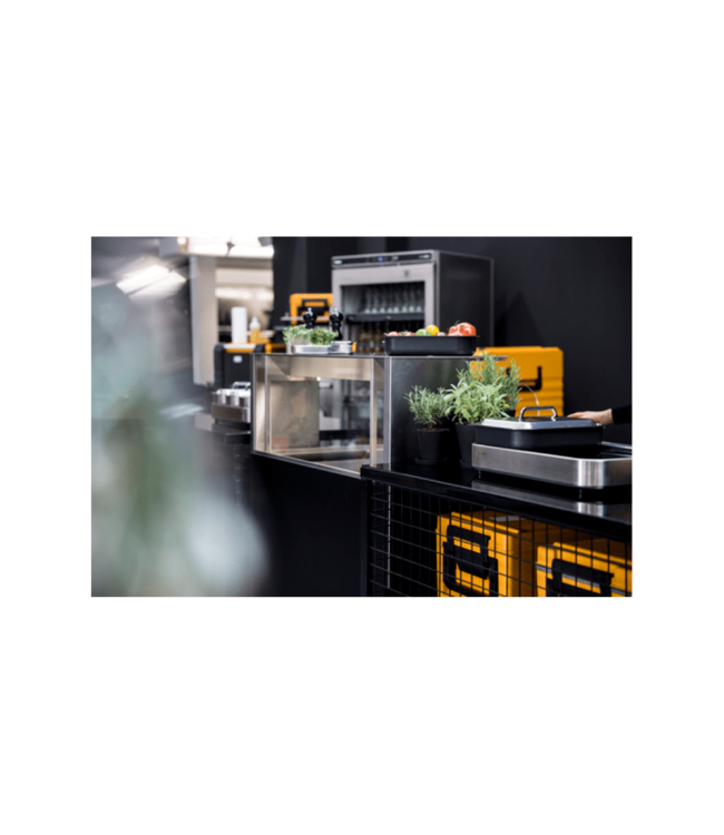 Warmhoudplaat K-POT® 1/1 CK 2200 2Z zwart - Rieber