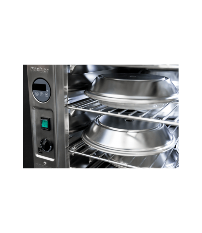 Banketwagen 1-deur,  1 x 2/1 GN regaal afstand 115 mm - Rieber