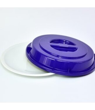 Bordendeksel 240 x 40 mm tot 160°C  PBT kunststof blauw | prijs & verp per 25 stuks