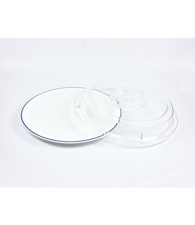 Bordendeksel 267 x 40 mm tot 120°C PC kunststof tranparant | prijs & verp per 25 stuks