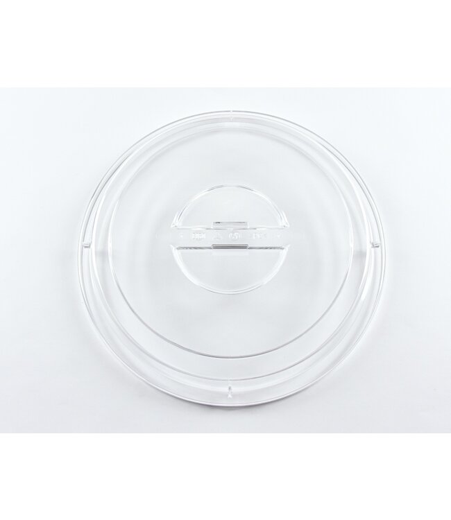Bordendeksel 267 x 40 mm tot 120°C PC kunststof tranparant | prijs & verp per 25 stuks