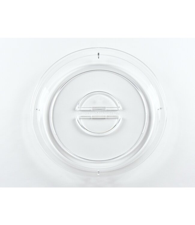 Bordendeksel 267 x 40 mm tot 120°C PC kunststof tranparant | prijs & verp per 25 stuks