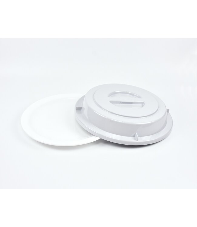Bordendeksel 250 x 44 mm tot 160°C  PBT kunststof grijs | prijs & verp per 25 stuks