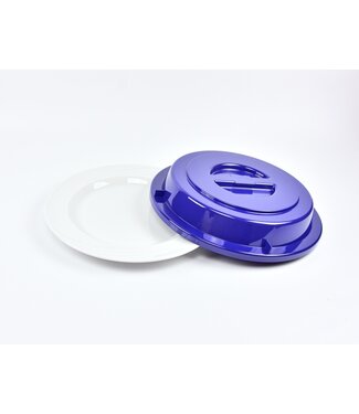 Bordendeksel 250 x 44 mm tot 160°C  PBT kunststof blauw | prijs & verp per 25 stuks