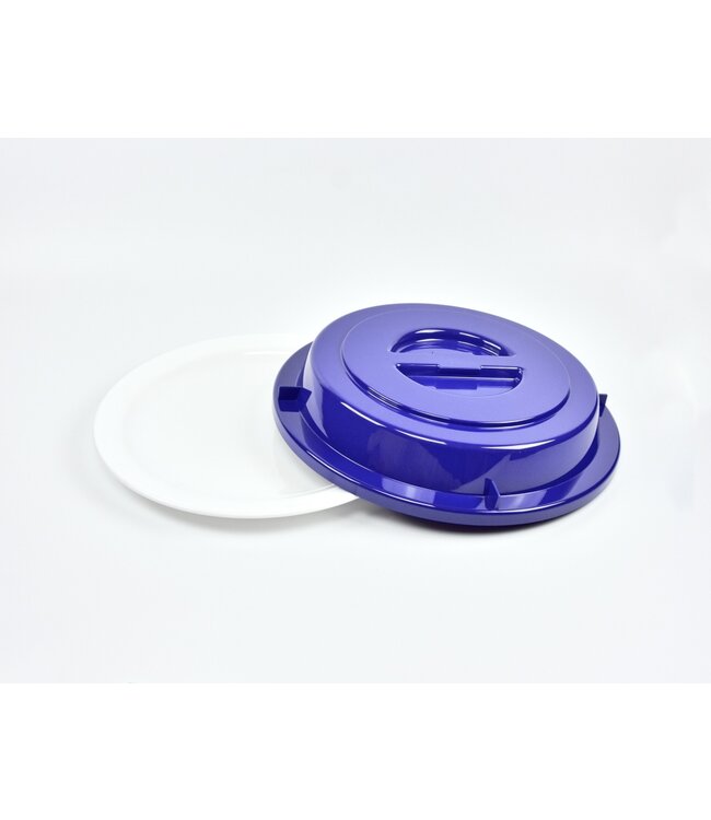 Bordendeksel 250 x 44 mm tot 160°C  PBT kunststof blauw | prijs & verp per 25 stuks