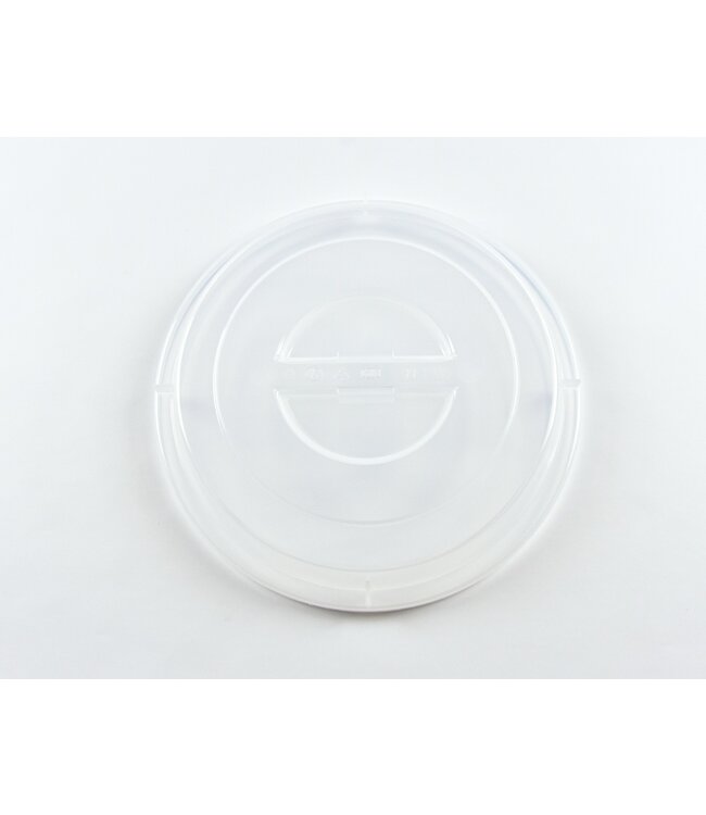 Bordendeksel 240 x 40 mm tot 90°C  PP kunststof transparant | prijs & verp per 25 stuks
