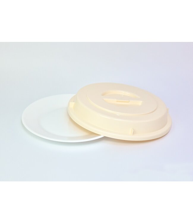 Bordendeksel 240 x 40 mm tot 90°C  PP kunststof cremewit | prijs & verp per 25 stuks