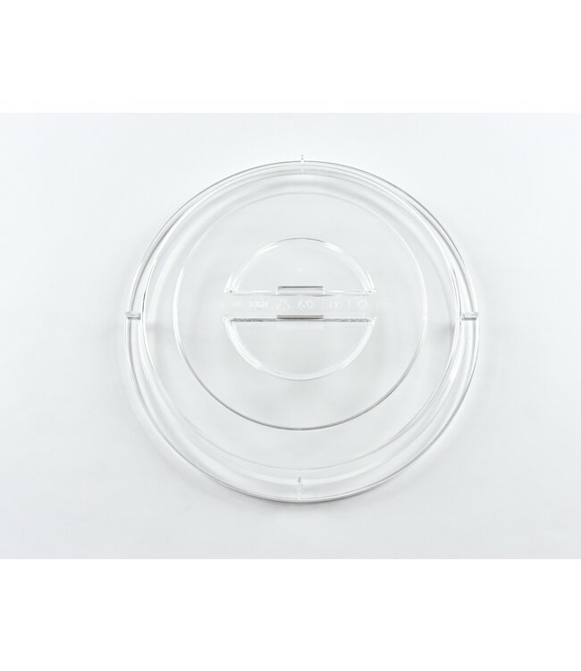 Bordendeksel 240 x 40 mm tot 120°C  PC kunststof tranparant | prijs & verp per 25 stuks