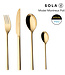 Sola Taartschep 242 mm rvs 18/10 Montreux goud - Sola | prijs & verp per 6 stuks