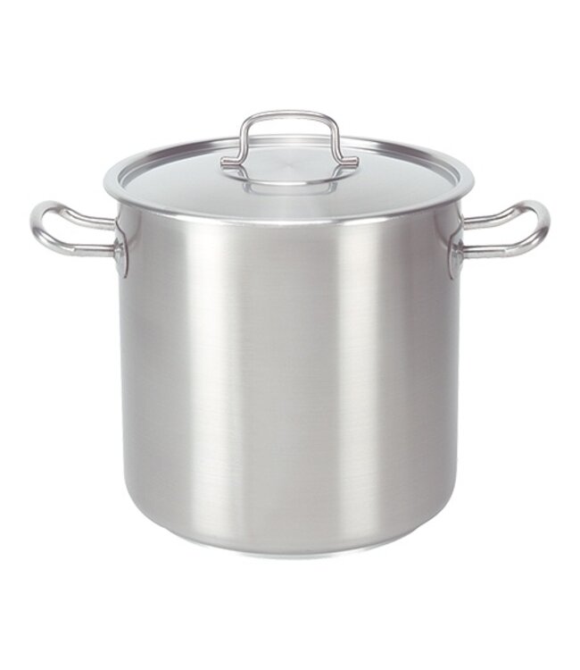 Kookpan Ø350 x (h)350 mm RVS 33,6 ltr met deksel hoog model geschikt voor G/E/K/I - Pujadas