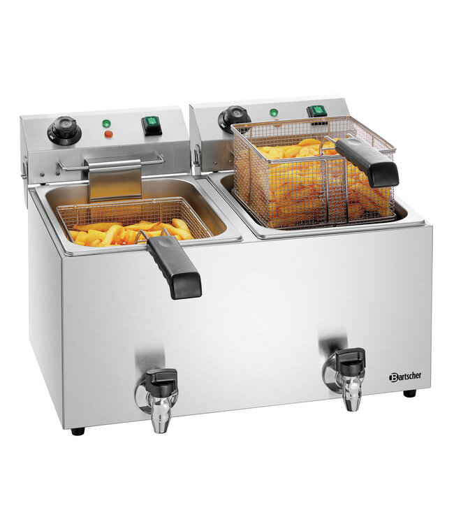 Friteuse 2 x 9 ltr Snack 4 Plus - Bartscher