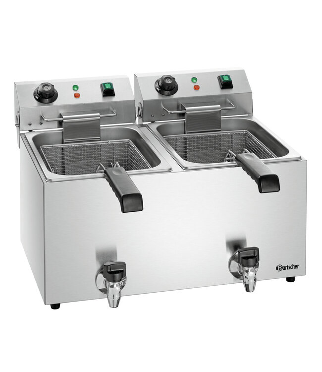 Friteuse 2 x 9 ltr Snack 4 Plus - Bartscher