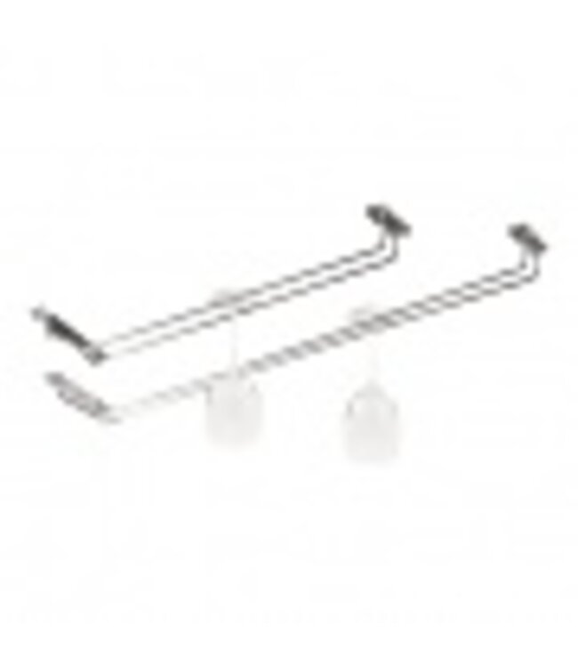 Glasophangrek 460 mm plafondmodel - Roestvrijstaal