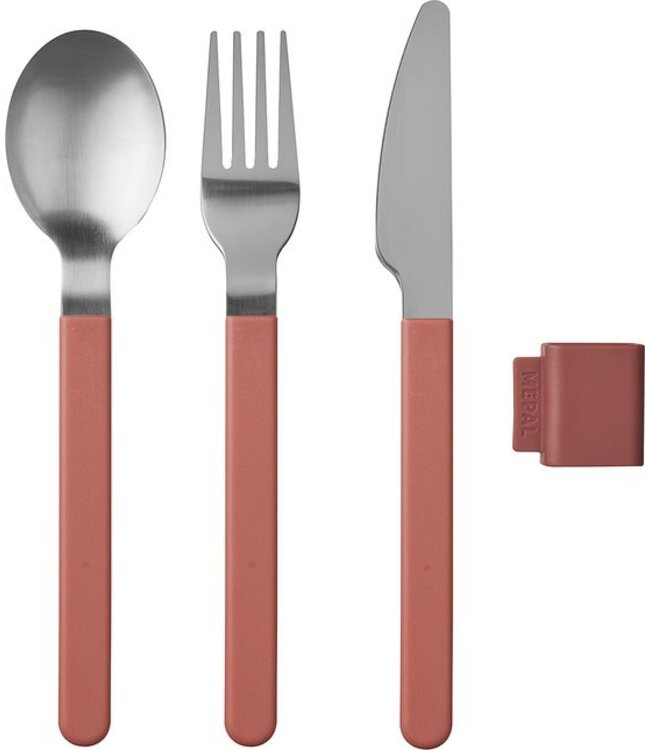 Bestekset 3-delig Silueta Vivid mauve - Mepal