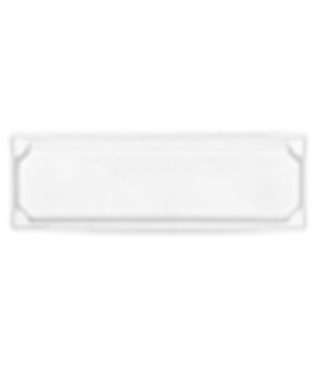 Deksel voor bakje disp karton/PE 180 x 55 mm transparant | prijs & verp per 50 stuks