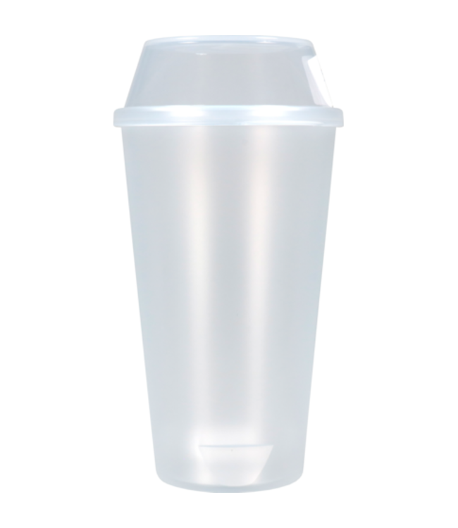 Koudedrankenbeker reusable PP 50 cl transparant - Circ | prijs & verp per 10 stuks
