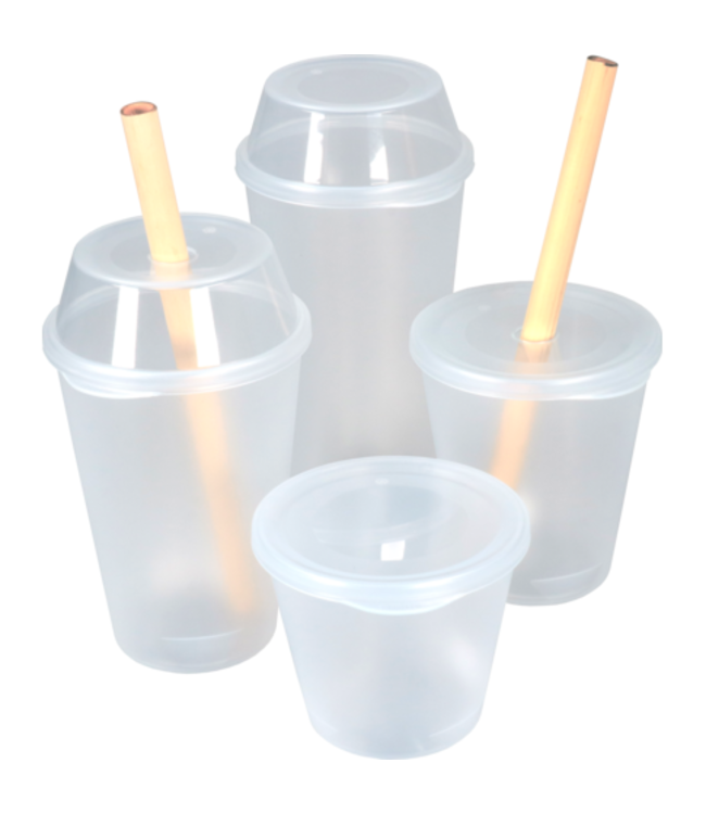 Koudedrankenbeker reusable PP 50 cl transparant - Circ | prijs & verp per 10 stuks