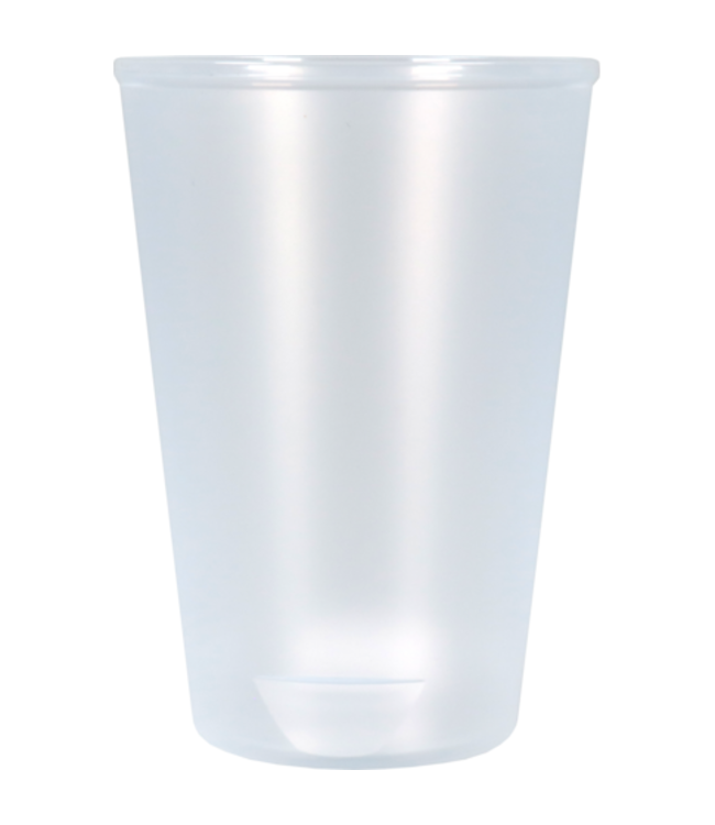 Koudedrankenbeker reusable PP 40 cl transparant - Circ | prijs & verp per 10 stuks