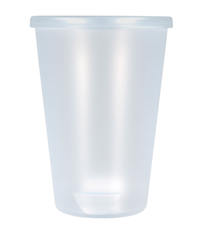 Koudedrankenbeker reusable PP 40 cl transparant - Circ | prijs & verp per 10 stuks