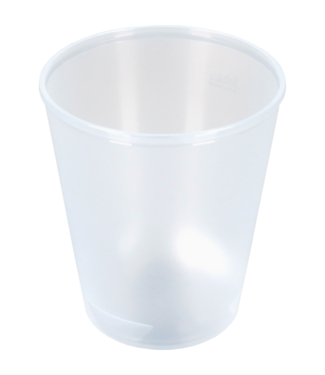 Koudedrankenbeker reusable PP 30 cl transparant - Circ | prijs & verp per 10 stuks