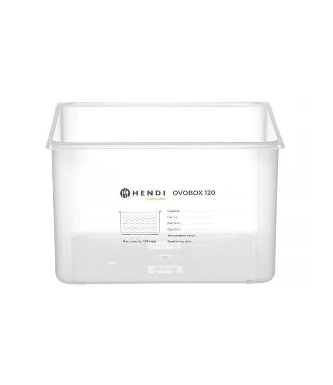 Eiercontainer 18 ltr zonder inzettrays OVOBOX 120 - Hendi