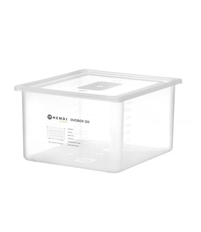 Eiercontainer 18 ltr zonder inzettrays OVOBOX 120 - Hendi