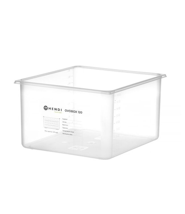 Eiercontainer 18 ltr zonder inzettrays OVOBOX 120 - Hendi