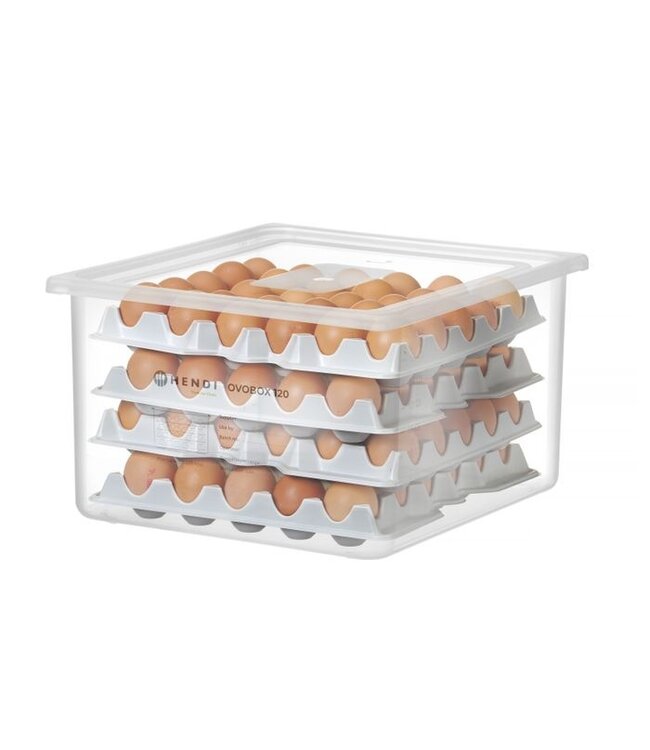 Eiercontainer 18 ltr zonder inzettrays OVOBOX 120 - Hendi