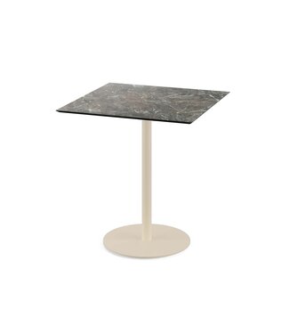 Essentials Terrastafel zand frame + Galaxy Marble HPL 70x70 cm Urban - Essentials