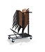 Essentials Stack Trolley voor alle stapelbare stoelen en barkrukken 115x60x150cm (lxbxlh) Uni - Essentials