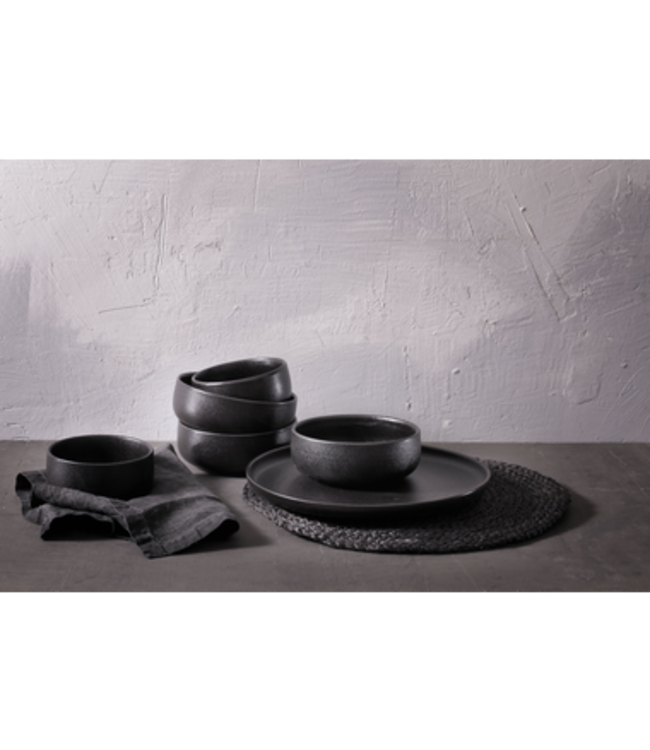 Schaal Ø115x(h)30 mm 20 cl zwart Universe - Maastricht Porselein | prijs & verp per 6 stuks