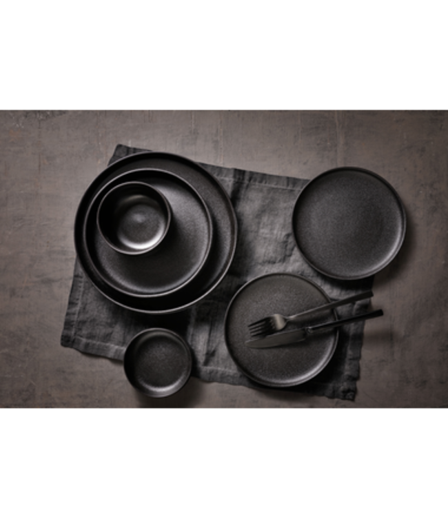 Schaal Ø115x(h)30 mm 20 cl zwart Universe - Maastricht Porselein | prijs & verp per 6 stuks