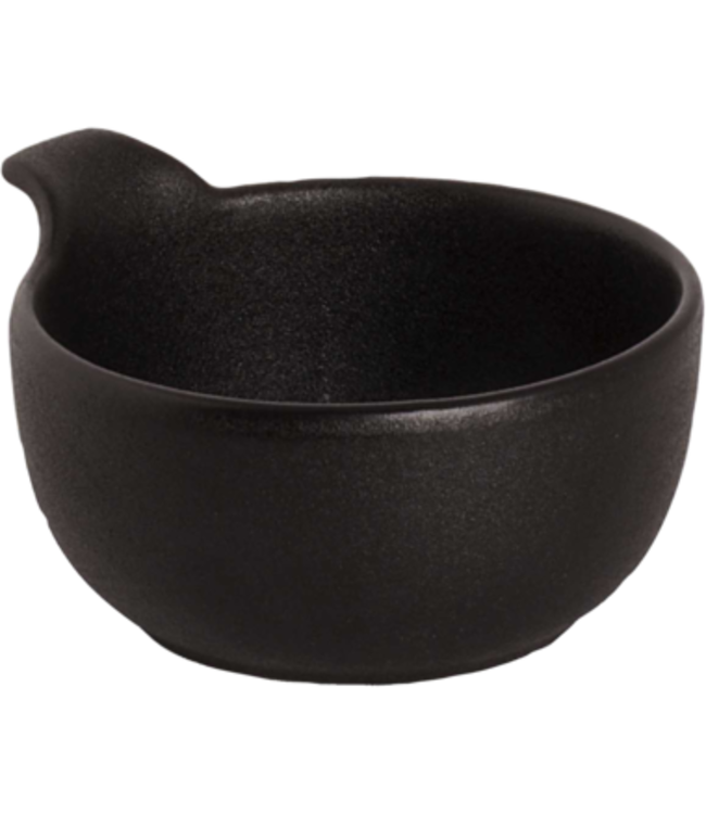 Schaal Ø100x(h)59 mm 24 cl met lip zwart Universe - Maastricht Porselein | prijs & verp per 4 stuks