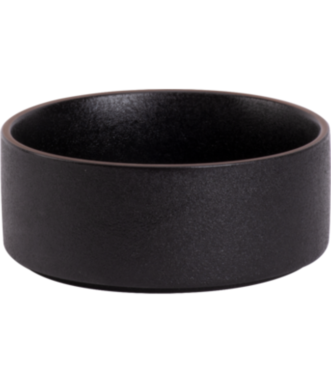 Schaal 150x(h)60 mm zwart Cafe Noir - Maastricht Porselein | prijs & verp per 2 stuks