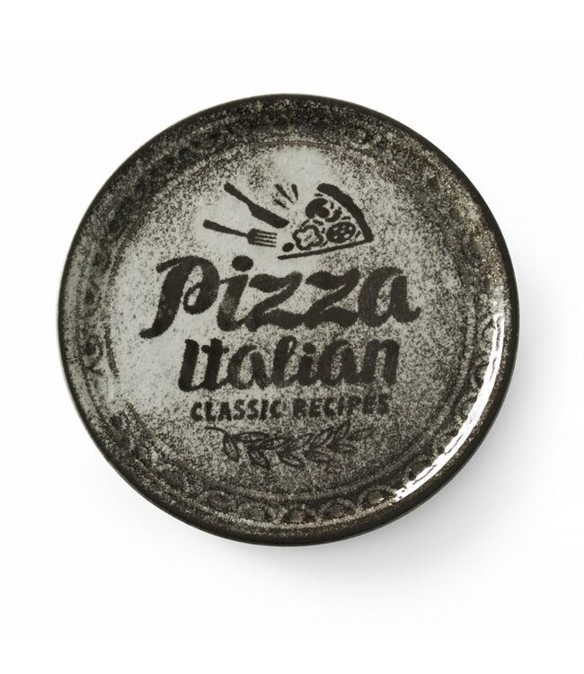 Pizzabord Ø330 mm Recipe Collection Brick Zwart - Hendi | prijs & verp per 6 stuks