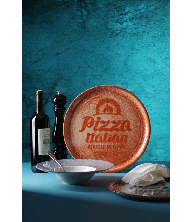 Pizzabord Ø330 mm Recipe Collection Brick Red - Hendi | prijs & verp per 6 stuks