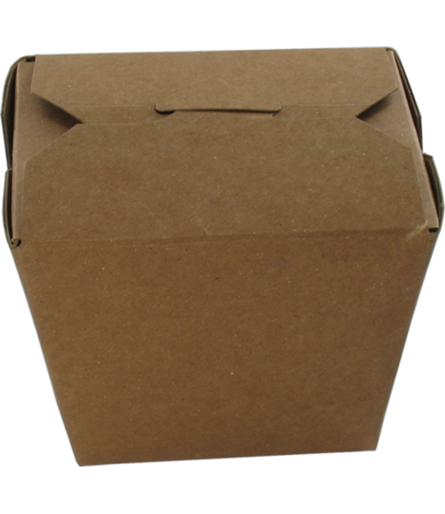 Bak disp karton/PE 460 ml oosterse maaltijdbak bruin - Fold-Pak | prijs & verp per 50 stuks