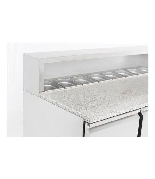 Pizzawerkbank 3 deuren 1368x700x1090 mm (bxdxh)  Compact Line - Combisteel