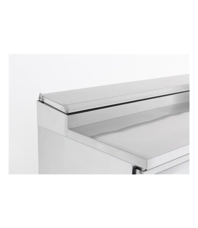 Saladette 3 deuren 1365x700x970 mm (bxdxh)  Compact Line - Combisteel