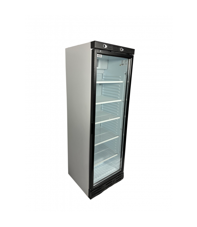 Flessenkoelkast glasdeur 382 ltr zonder lichtbak 595x650x1850 mm (bxdxh) - Combisteel