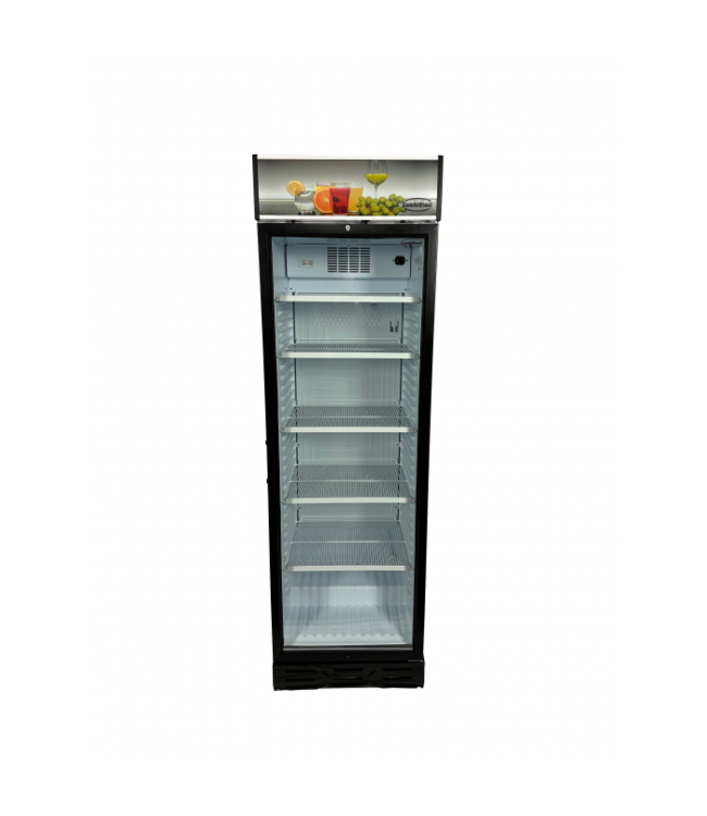 Flessenkoelkast 1 glasdeur 382 ltr 595x650x2000 mm (bxdxh) - Combisteel
