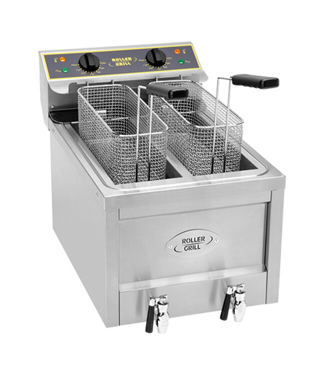 Friteuse opzet model 8+8 ltr 400x600x445 mm - Roller Grill