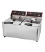 CaterChef Friteuse opzet model 8+8 ltr 540x409x346 mm - Caterchef