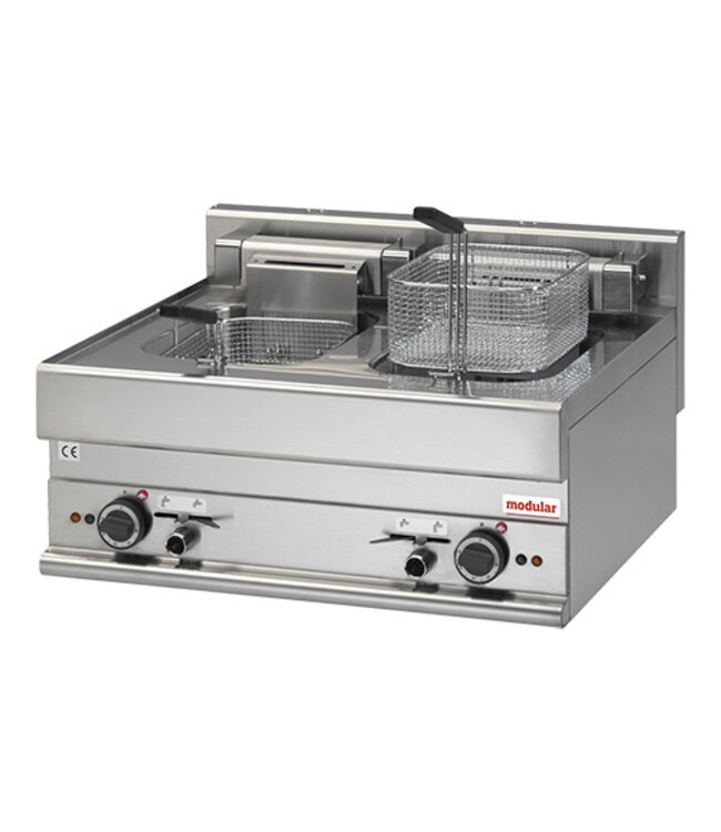 Friteuse tafel model 10+10 ltr 700x650x448 mm - Modular