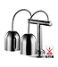 CaterChef Warmhoudlamp dubbel chroom 460 x 486 x 820 mm - Caterchef