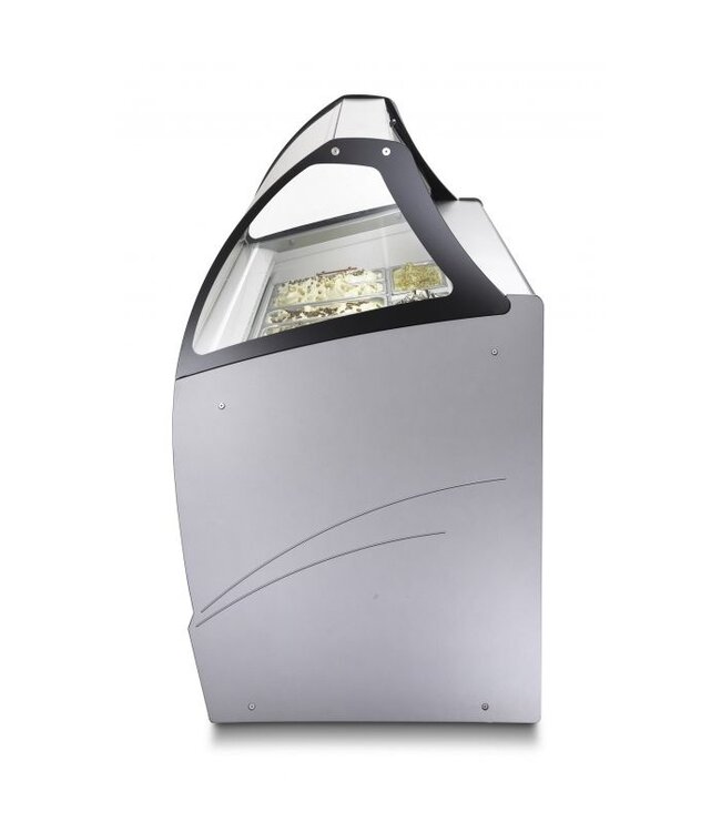 Schepijsvitrine Bermuda 10 1340x799x1343 mm (bxdxh) - Combisteel