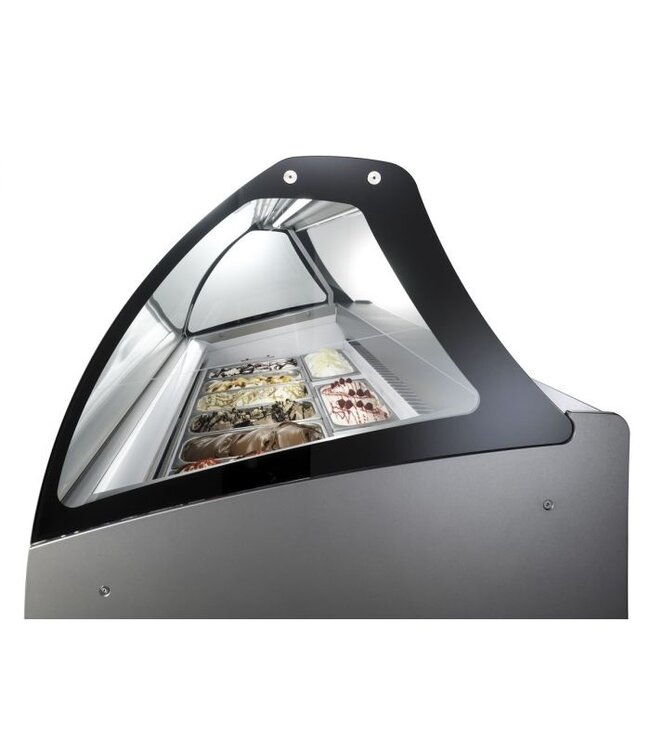 Schepijsvitrine Bermuda 13 1670x799x1343 mm (bxdxh) - Combisteel