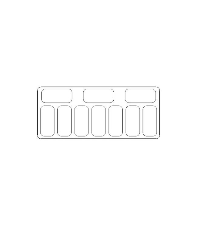 Schepijsvitrine Bermuda 10 1340x799x1343 mm (bxdxh) - Combisteel